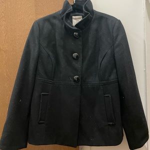 Old Navy Wool Black Peacoat